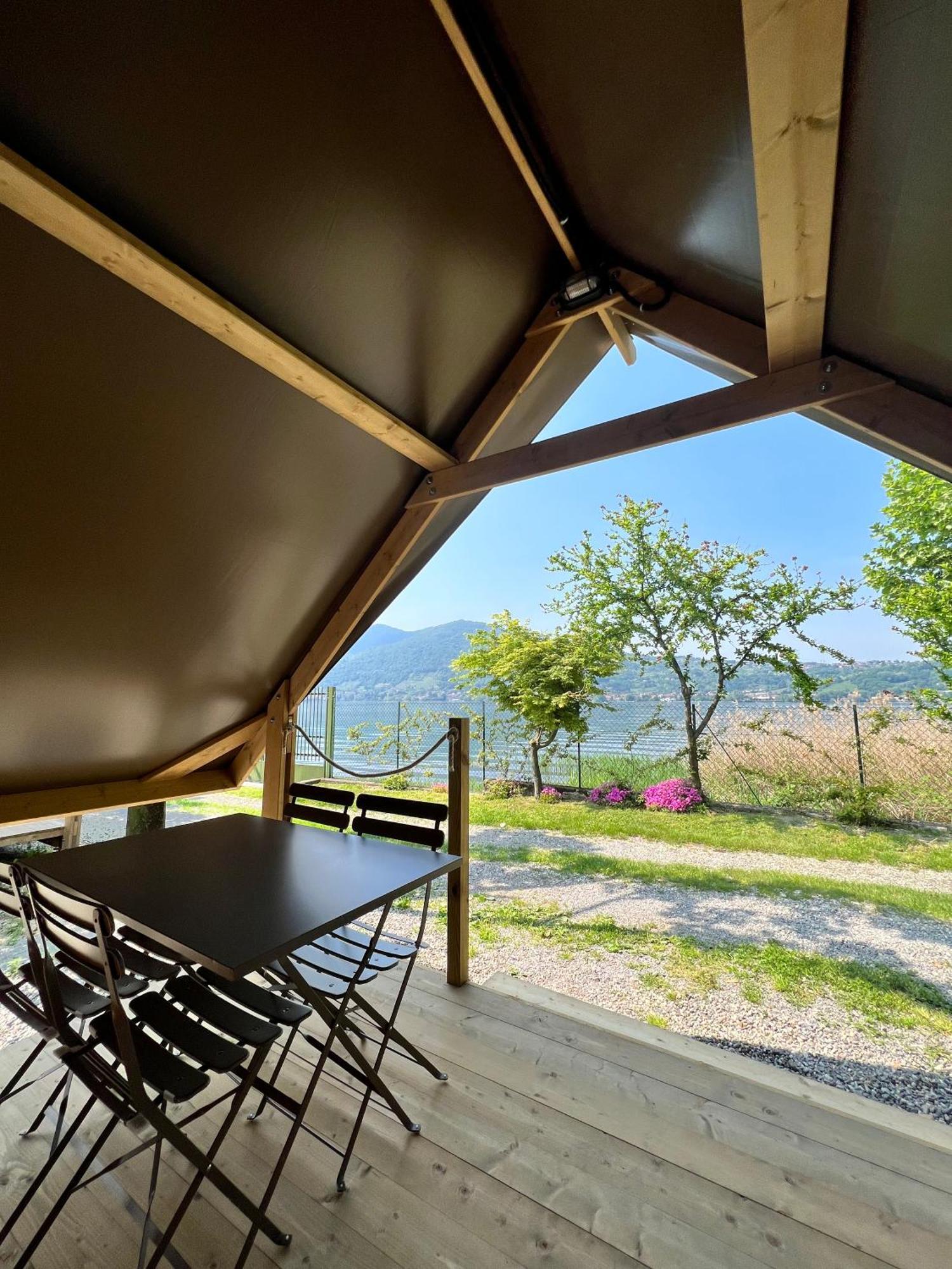 Glamping Camping Rivabella Lecco Exterior photo